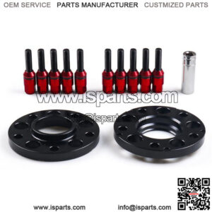 Suitable for BMW wheel hub flange 5x120 72.56mm 15mm/20mm 2 pcs with M14*1.25 screws