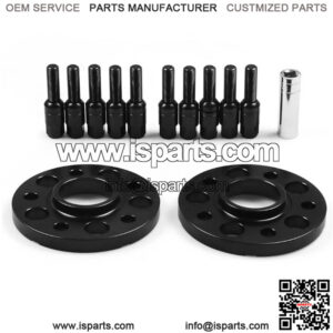 Suitable for BMW wheel hub flange 5x112 66.56mm 15mm/20mm 2 pcs with M14*1.25 screws