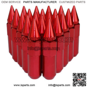 Car modification M12*1.5 hub nut 6061 aluminum alloy pointed nut 90mm long