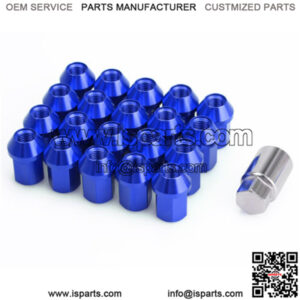 M12*1.25/1.5 tire hub modification nut 6061 aluminum alloy 16+4 anti-theft nut matching sleeve