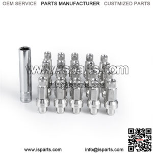 Stainless steel suitable for Toyota hub nut screws M12x1.5 M14 x1.5 length 48mm 20 pieces/set