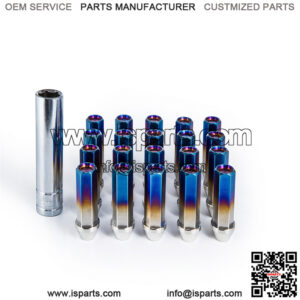 20 pieces of 17mm wheel hub bolts and nuts stainless steel anti-theft wheel nuts M12*1.5/1.25 M14*1.5