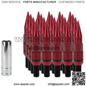 Car modification bolt 6061 aluminum cover type cone wheel lug nut bolt anti-theft German wheel nut with pointed head