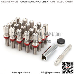 Stainless steel German bolts are suitable for BMW, Mercedes-Benz, Audi, Volkswagen and other German models M14X1.5