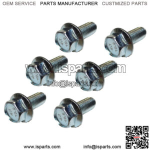 (6 PK) Blade Bolt fits John Deere 19M7786 L100 L110 L118 L120 L130 1642 1742