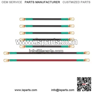 Golf Cart Battery Cables for EZGO TXT 1994-up 36V /48V, 4 Gauge Cables -7pcs