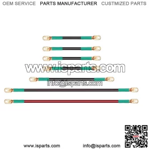 Golf Cart Battery Cable Set Fit EZGO TXT 1994-up 36V 48V 4 Gauge 7-Pack