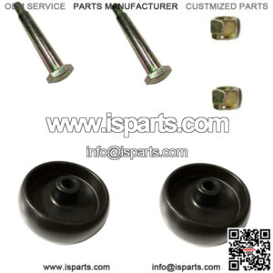 (2) Deck Wheels w/ Bolts & Nuts Fits John Deere L100 L110 L120 L130 L105 L107