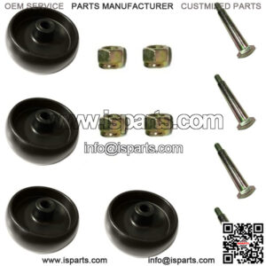 4  Deck Wheels Fits John Deere L100 L110 L120 L130 L105 L107 w/Bolts & Nu