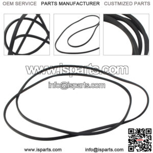 Flat Deck Belt Fit John Deere L120 L130 145 D140 LA145 GX21833 GX20571 Black mu