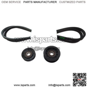 Idler Pulley Kit W/Transmission Drive Belt Fits John Deere L111 L118 L120 L130