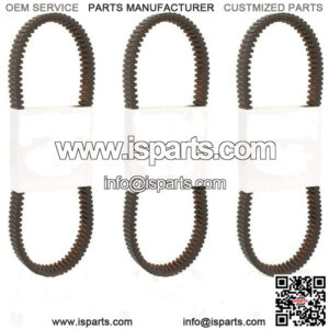 Polaris RZR XP RZR S 1000 carbon fiber drive belt 3-Pack 2015 2016 2017 2018