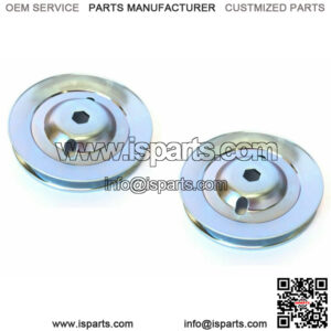 2 Spindle Pulley For John Deere GX22616 Sheave Assembly 48" Deck L120 L130 LA130