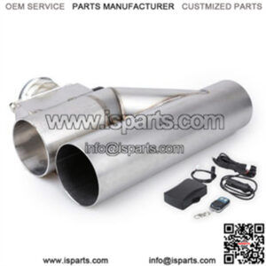 Car modification stainless steel electric control exhaust valve set remote control Y pipe variable exhaust pipe valve with motor