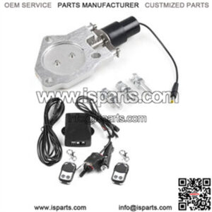 Car modification electric control exhaust valve electric valve with remote control switch and manual 2"/2.25"/2.5"/3"