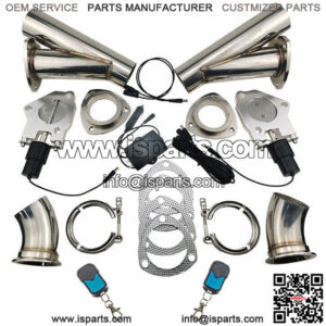 Suitable for double exhaust pipe stainless steel 304 electric control variable sound wave exhaust valve remote control switch suitable for double exhaust pipe