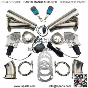 Car modified planetary gear structure new version of electronically controlled exhaust valve remote control and manual switch is suitable for double exhaust pipes