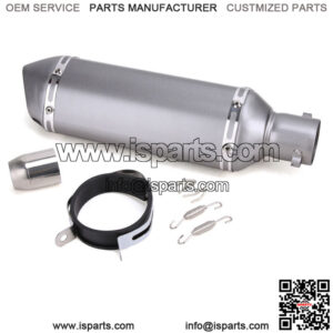 Motorcycle 370MM Universal Exhaust Muffler Pipe with DB Killer Slip on Bike ATV