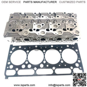 For Kubota Cylinder Head V2203 V2203T V2203E V2203B Bare With Head Gasket