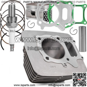 For Honda TRX250X Sportrax Recon 250 Top End Rebuild Kit Cylinder Piston Gasket