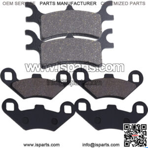 Front and Rear Brake Pads for Polaris Sportsman 400 2003 2004 2005 Brakes