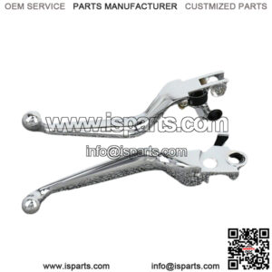 Hand Brake Clutch Lever Chrome For Harley Dyna Electra Glide Road King 1996-06