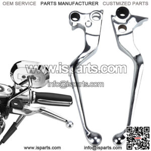 Chrome Hand Clutch Brake Levers Controls for Harley Sportster SOFTAIL FLSTN