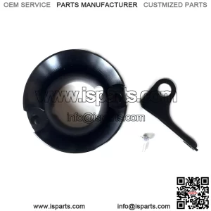 Aluminum Air Filter Adapter for Honda Clone 11Hp 13Hp GX340 GX390 Engine Predator Kart 301cc 420cc Carburetor Go Kart Mud Boat Racing Lawn Mower Mini Bike (Black)