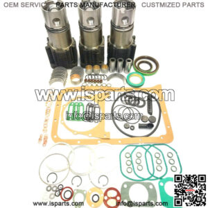 For Deutz F3L912 Rebuild Kit 3 Cylinder STD 04157756 02136952 04231722