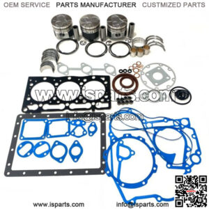 For Kubota D1105 Engine Overhaul rebuild Kit 16060-21114 B2410HSE B2620HSD STD