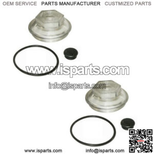 Set of (2) Oil Cap Kit 4.0" Thread for 9,000-lb to 15,000-lb Dexter Axles