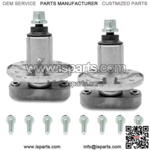 (2) Spindle Assemblies For John Deere L110 L120 L130 Mowers 42" Deck GY20785