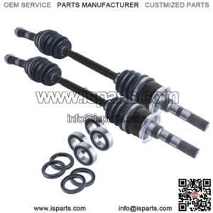 Kawasaki Mule front cv axles wheel bearings & seals set 2510 3010 4010