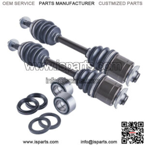 Arctic Cat 400 500 front cv axles wheel bearings & seals set 1998 1999 - 2001