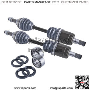 Honda Front cv axles wheel bearings & seals set TRX 450 Foreman 1998 - 2004