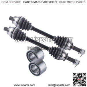 Polaris Sportsman HO front cv axles & wheel bearings set 300 400 2008 - 2010