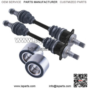 Can Am Outlander front cv axles & wheel bearings set 650 800 1000 2006 - 2012