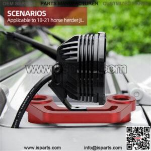 Suitable for 18-23 Jeep Wrangler Jeep Wrangler JL/JLU modified spotlight bracket