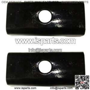 2 Trailer Axle Spring Perch/Seat for 2.3/8" 3500# Round Axel Tube Mount Pad