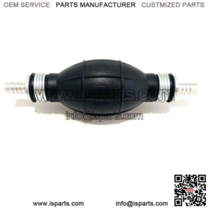 8mm Black Rubber Metal One Way Valve Fuel Hand Primer Pump Car Marine Boat