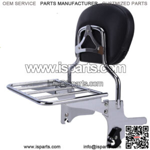 For 97-08 Harley Road King Electra Street Glide Sissy Bar Backrest &Luggage Rack