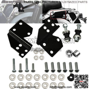 For 97-08 Harley Touring Quick Release Sissy Bar Backrest Docking Hardware Kits