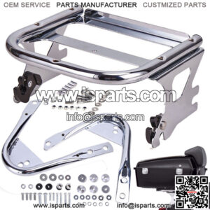 For 97-08 Harley Touring Quick-Detach Two-up Tour Pack Rack Mount+Docking Kits