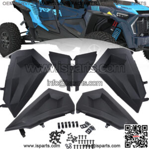 Half Lower Door Inserts Plastic For Polaris RZR XP / S 4 1000/ 900 TURBO 2014-23