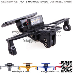 Motorcycle Fender Eliminator License Plate Bracket LED For Yamaha Kawasaki Honda