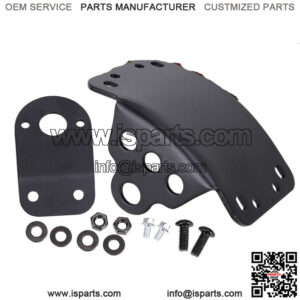 Motorcycle Side Mount License Plate Bracket Tail Light Holder For Harley Bobber