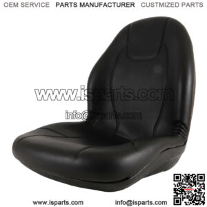 Complete Tractor Seat 3010-0058 For Black Medium Back 15" Height