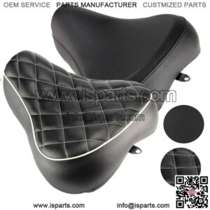 Front /Rear Driver Rider Solo Pad Seat for Harley Sportster 1200 883 XL 1983-03