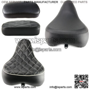 Front Driver Rider Solo Seat / Rear Pad Seat For Harley Sportster 883 1200 42 78