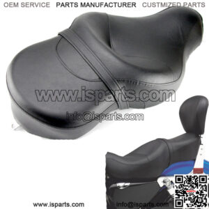 Motorcycle Driver Passenger Two-Up Seat For Harley Sportster XL883/1200 Iron 04+